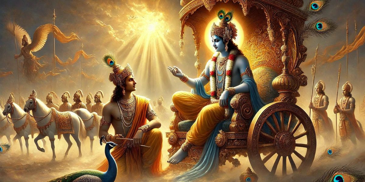 Krishna and Arjun
